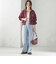 【SHIPS別注】LOGAN KNITTING MILLS:プリント ジップ プルオーバー