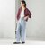 【SHIPS別注】LOGAN KNITTING MILLS:プリント ジップ プルオーバー