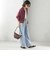 【SHIPS別注】LOGAN KNITTING MILLS:プリント ジップ プルオーバー