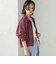 【SHIPS別注】LOGAN KNITTING MILLS:プリント ジップ プルオーバー