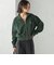 【SHIPS別注】LOGAN KNITTING MILLS:プリント ジップ プルオーバー