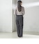 〈手洗い可能〉ツイル ストレート パンツ（セットアップ対応）