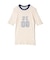 SHIPS NINE CASE:シアー ロゴ リンガー TEE