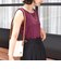 〈手洗い可能〉ポリエステル スノー ベロア 前後 2WAY タンクトップ