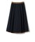 SHIPS Primary Navy Label:〈手洗い可能〉メモリー タックスカート
