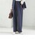 〈洗濯機可能 / セレモニー対応可〉ポリエステル レーヨン ダンボール ストレート パンツ
