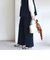 〈洗濯機可能 / セレモニー対応可〉ポリエステル レーヨン ダンボール ストレート パンツ