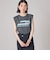 SHIPS NINE CASE:ロゴ ノースリーブ TEE