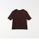 SHIPS any:〈洗濯機可能〉ポリエステル ベロア ハーフスリーブ コンパクト TEE
