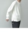 SHIPS any: パールワッフル フェイクレイヤード Tシャツ (ロンT)◇