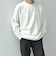 SHIPS any: パールワッフル フェイクレイヤード Tシャツ (ロンT)◇