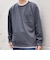 SHIPS any: パールワッフル フェイクレイヤード Tシャツ (ロンT)◇