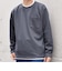 SHIPS any: パールワッフル フェイクレイヤード Tシャツ (ロンT)◇