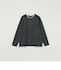 SHIPS any: パールワッフル フェイクレイヤード Tシャツ (ロンT)◇