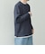 SHIPS any: パールワッフル フェイクレイヤード Tシャツ (ロンT)◇