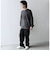 SHIPS any: カラーミックスコード トーン オン トーン デザイン Tシャツ【a-nylon】◇