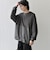 SHIPS any: カラーミックスコード トーン オン トーン デザイン Tシャツ【a-nylon】◇