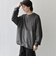 SHIPS any: カラーミックスコード トーン オン トーン デザイン Tシャツ【a-nylon】◇