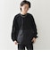 SHIPS any: カラーミックスコード トーン オン トーン デザイン Tシャツ【a-nylon】◇