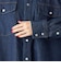 quaranciel:〈洗濯機可能〉オーバー サイズ デニム シャツ