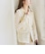 quaranciel:〈手洗い可能〉フラワー レース ストレッチ レギュラーカラー シャツ カットソー