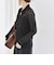 quaranciel:〈手洗い可能〉フラワー レース ストレッチ レギュラーカラー シャツ カットソー