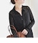 quaranciel:〈手洗い可能〉フラワー レース ストレッチ レギュラーカラー シャツ カットソー