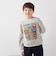 SESAME STREET meets FRUIT OF THE LOOM: ブロック プリント スウェット<KIDS>
