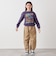 SESAME STREET meets FRUIT OF THE LOOM: ブロック プリント スウェット<KIDS>