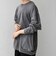 ONEITA: ケミカルウォッシュ サイド ポケット リラックス Tシャツ(ロンT)