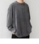 ONEITA: ケミカルウォッシュ サイド ポケット リラックス Tシャツ(ロンT)