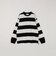 SHIPS any: ワイド カラー ボーダー スピンドル Tシャツ (ロンT)◇