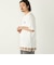 【WEB限定】SHIPS Colors:クロシェニット ロゴ刺繍 Tシャツ◇