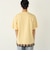 【WEB限定】SHIPS Colors:クロシェニット ロゴ刺繍 Tシャツ◇