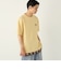 【WEB限定】SHIPS Colors:クロシェニット ロゴ刺繍 Tシャツ◇