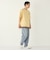 【WEB限定】SHIPS Colors:クロシェニット ロゴ刺繍 Tシャツ◇