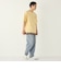 【WEB限定】SHIPS Colors:クロシェニット ロゴ刺繍 Tシャツ◇