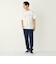 【WEB限定】SHIPS Colors:ロープ刺繍 Tシャツ◇