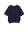 SHIPS Colors:〈手洗い可能〉リンクス ステッチ 5分袖 ニット ジャケット◇