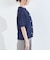 SHIPS Colors:〈手洗い可能〉リンクス ステッチ 5分袖 ニット ジャケット◇