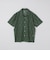 【WEB限定】SHIPS Colors:レース ジャカード オープンカラー シャツ◇