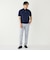 SHIPS Colors:〈洗濯機可能〉14G 天竺 ニット ポロシャツ◇
