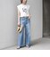SHIPS Colors:〈接触冷感〉ショルダータック プリント トップス◇
