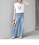 SHIPS Colors:〈接触冷感〉ショルダータック プリント トップス◇