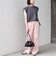 SHIPS Colors:〈接触冷感〉ショルダータック プリント トップス◇