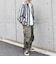 【SHIPS any別注】sports wear: オーバーサイズ フランネル パターン プリント シャツ◇