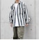 【SHIPS any別注】sports wear: オーバーサイズ フランネル パターン プリント シャツ◇
