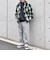 【SHIPS any別注】sports wear: オーバーサイズ フランネル パターン プリント シャツ◇