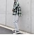 【SHIPS any別注】sports wear: オーバーサイズ フランネル パターン プリント シャツ◇