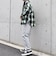 【SHIPS any別注】sports wear: オーバーサイズ フランネル パターン プリント シャツ◇